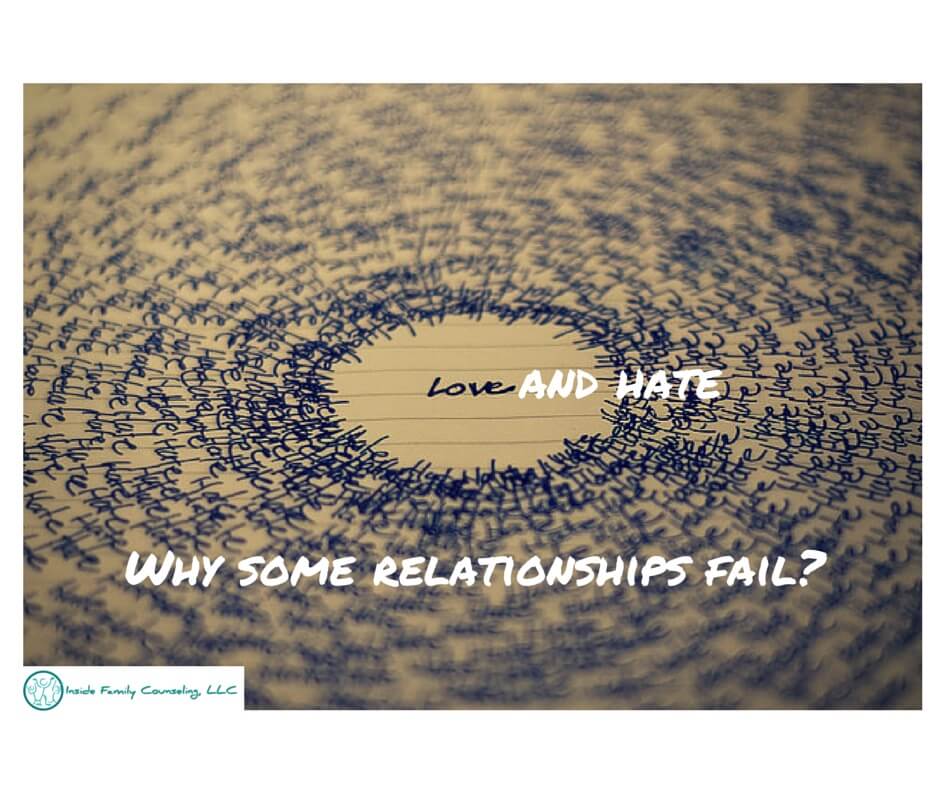 Love and hate: Why do some relationships fail?